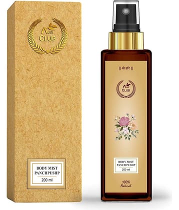 AGRI CLUB - Panchpushp Body Mist For Men,Women 200 ml ( Pack of 1 )