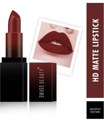 Swiss Beauty HD Matte Lipstick (Attitude), 3.5gm