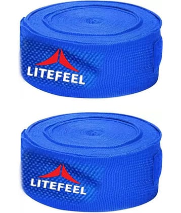 LITEFEEL Blue Cotton Hand Wrap ( Pack of 1 )