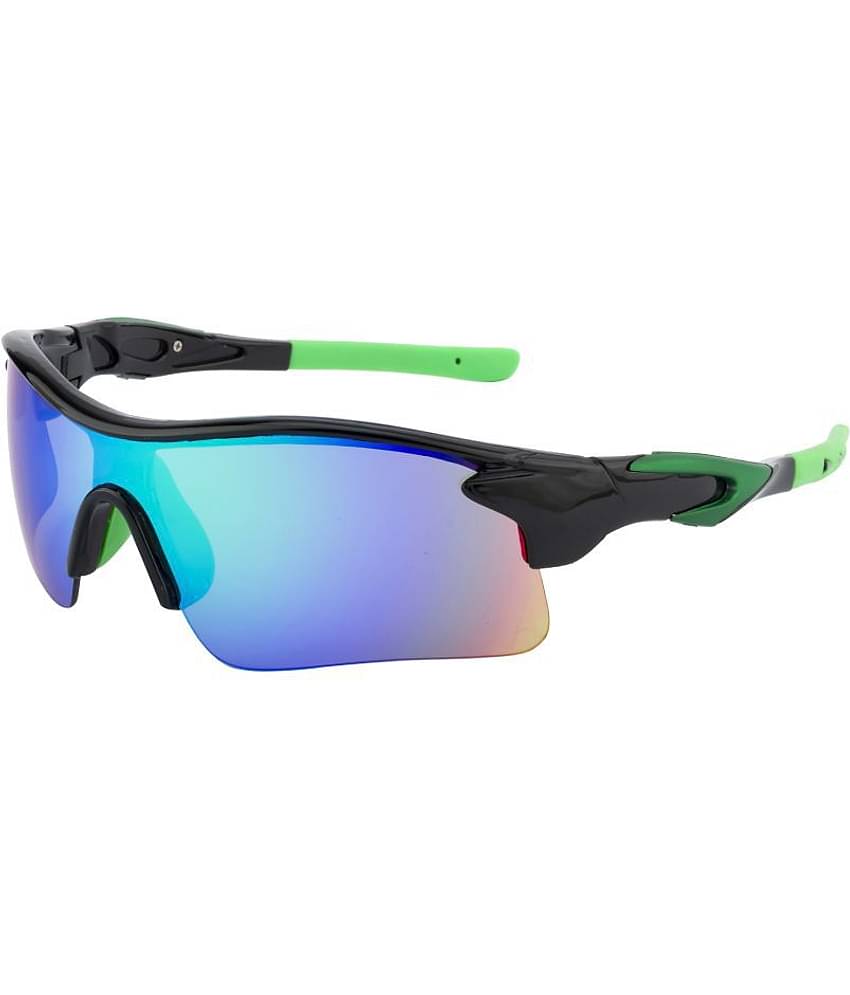 Clark n' Palmer - Green Wrap Around Sunglasses ( SM 112 )