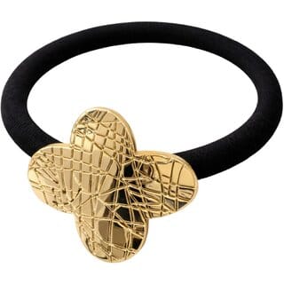 Kimti Hair Tie (Gold, Clover Gold Hair Tie)
