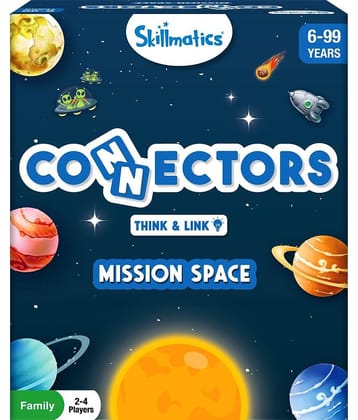 Skillmatics Educational Game - Connectors Mission Space, Fun Family Strategy Game, Fun for Kids, Boys, Girls Ages 6, 7, 8, 9 and Up