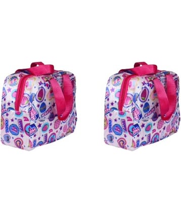 SUNESH CREATION Pink Lunch Bag ( 2 Pcs )