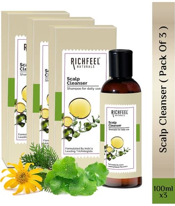 Richfeel Scalp Cleanser 100 Ml Pack of 3