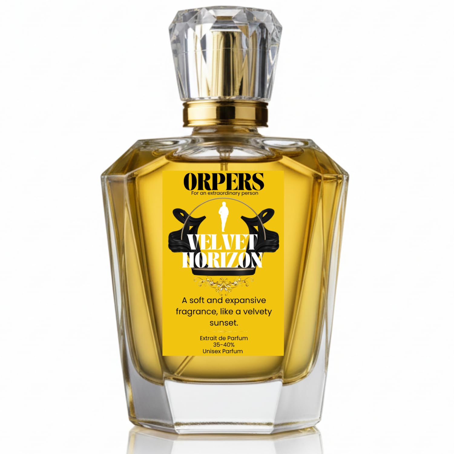 ORPERS Velvet Horizon Extrait de Parfum Unisex | Aquatic Elegance | Bergamot Marine Amber Musk | 40% Concentration | Long Lasting Fragrance