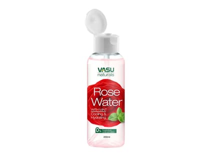 Vasu Naturals Rose Water - Pack of 3(200ml Each)