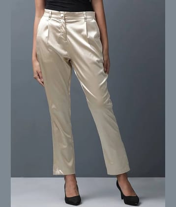 Freehand Pack of 1 Elastane Tapered Womens Casual Pants ( Beige ) - None