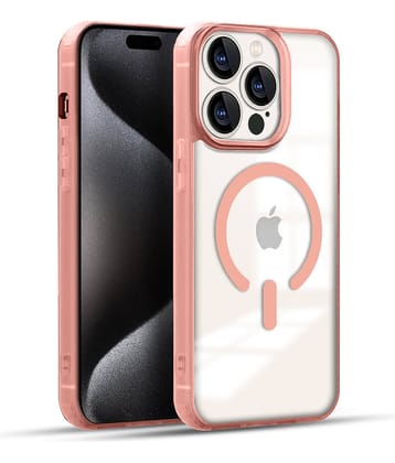 BIG WINGS Shock Proof Case Compatible For Polycarbonate Apple iPhone 15 Pro Max ( Pack of 1 )
