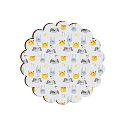 Animal Friends Scallop Coaster