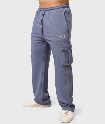 Fuaark Beige Cotton Blend Men's Sports Trackpants ( Pack of 1 )