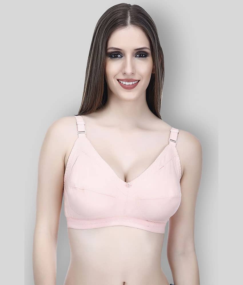 Elina Cotton Non Padded Women's Everyday Bra ( Peach )