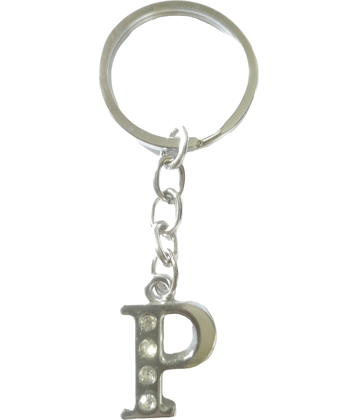 grethe Silver Key Chain ( Pack of 1 )