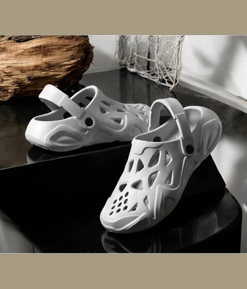 Secritas - Light Grey Men's Clogs