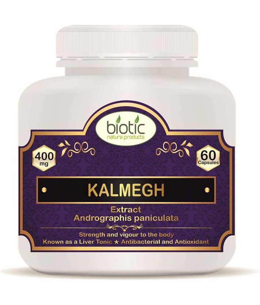 Biotic Andrographis paniculata Extract Kalmegh Capsules Capsule 60 no.s