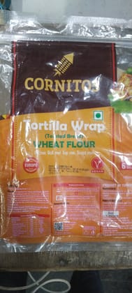 Cornitos Tortilla wrap (toaster bread) Wheat flour 