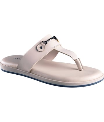 Neemans Luxe Flips Beige Men's Thong Flip Flop