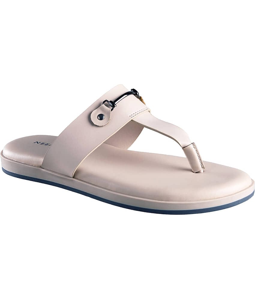 Neemans Luxe Flips Beige Men's Thong Flip Flop
