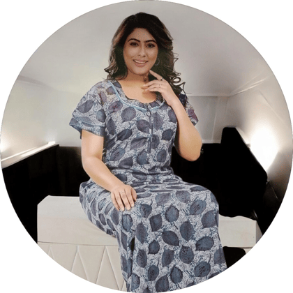 Fabimi Women's Alpine A Nighty with Pocket – Stylish Sleepwear Fabimi Women's Alpine A Nighty with Pocket – Stylish Sleepwear