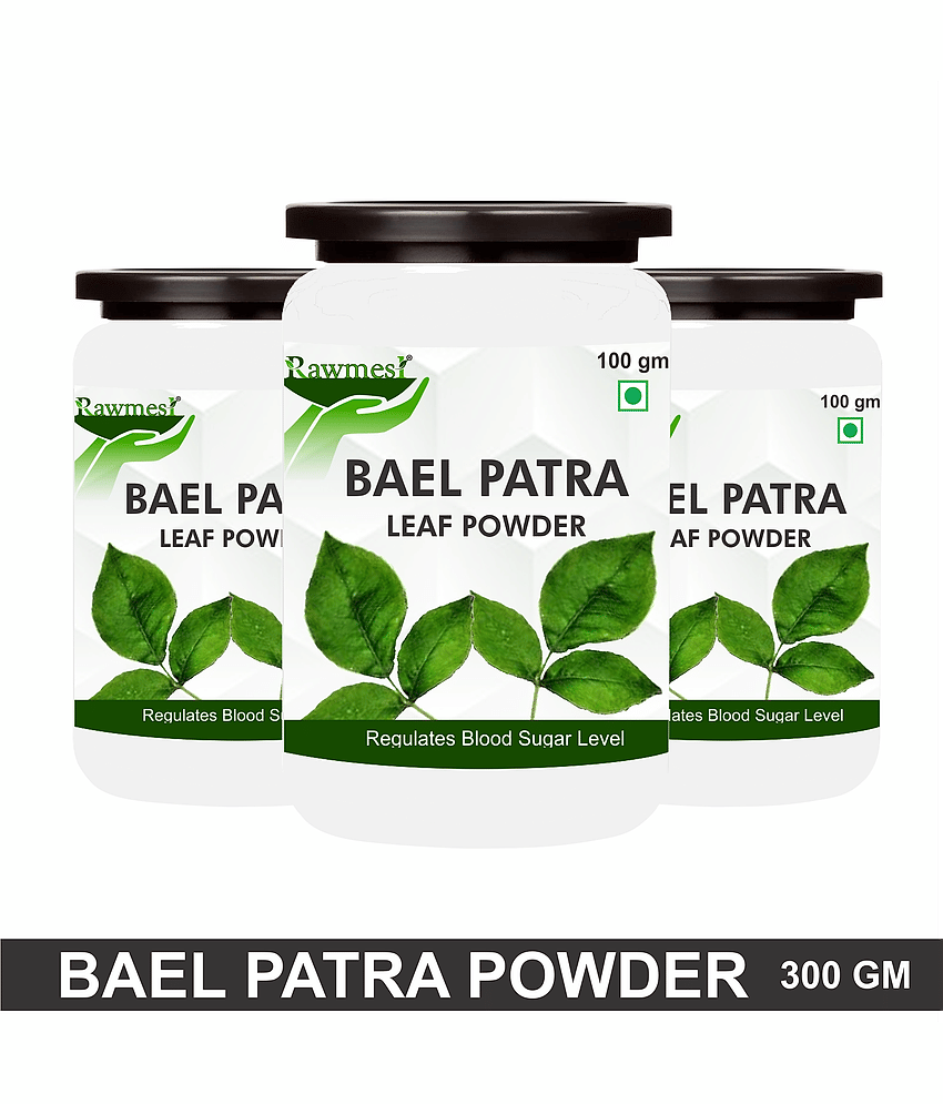 Rawmest Bael Patra Leaves For Blood Purifier Powder 300 Gm Pack of 3