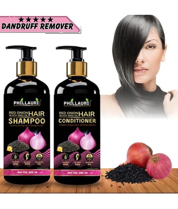 Red Onion Blackseed Shampoo And Conditioner Growth Hair - Dandruff Control for Strong, Silky Hair