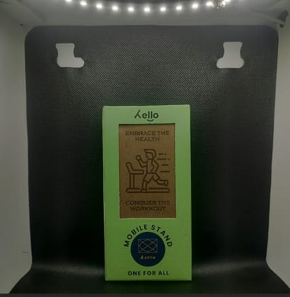 Hello Wooden Mobile Stand  Embrace Health, Conquer Workout