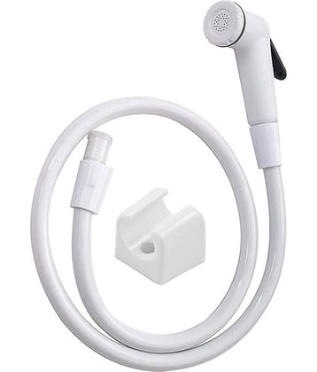 BathEStore Health Faucet - Toilet Jet Spray Health Faucet with 1 Mtr. Flexible Hose and Wall Bracket