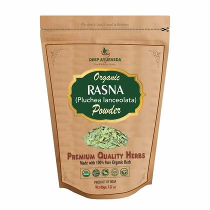 Organic Rasna Powder (Pluchea lanceolata) - Relieves Arthritis, Eases Joint Pain & Reduces Inflammation