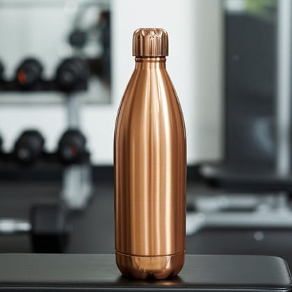 Pure Copper Drinking Water Bottle 900 ML | Healthy Lifestyle Bottle , Height : 11.5 Inch (BCMAS202 H)
