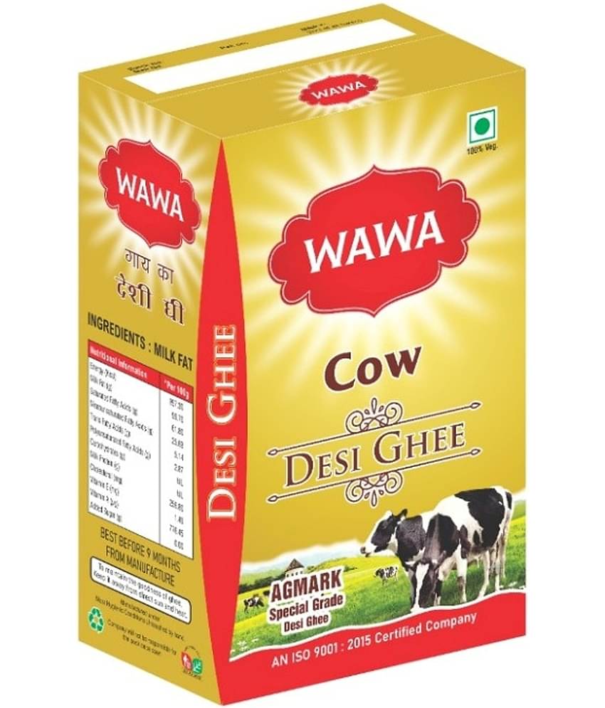 Wawa Pure Cow Ghee for Better Digestion and Immunity Ghee Ghee 500 mL