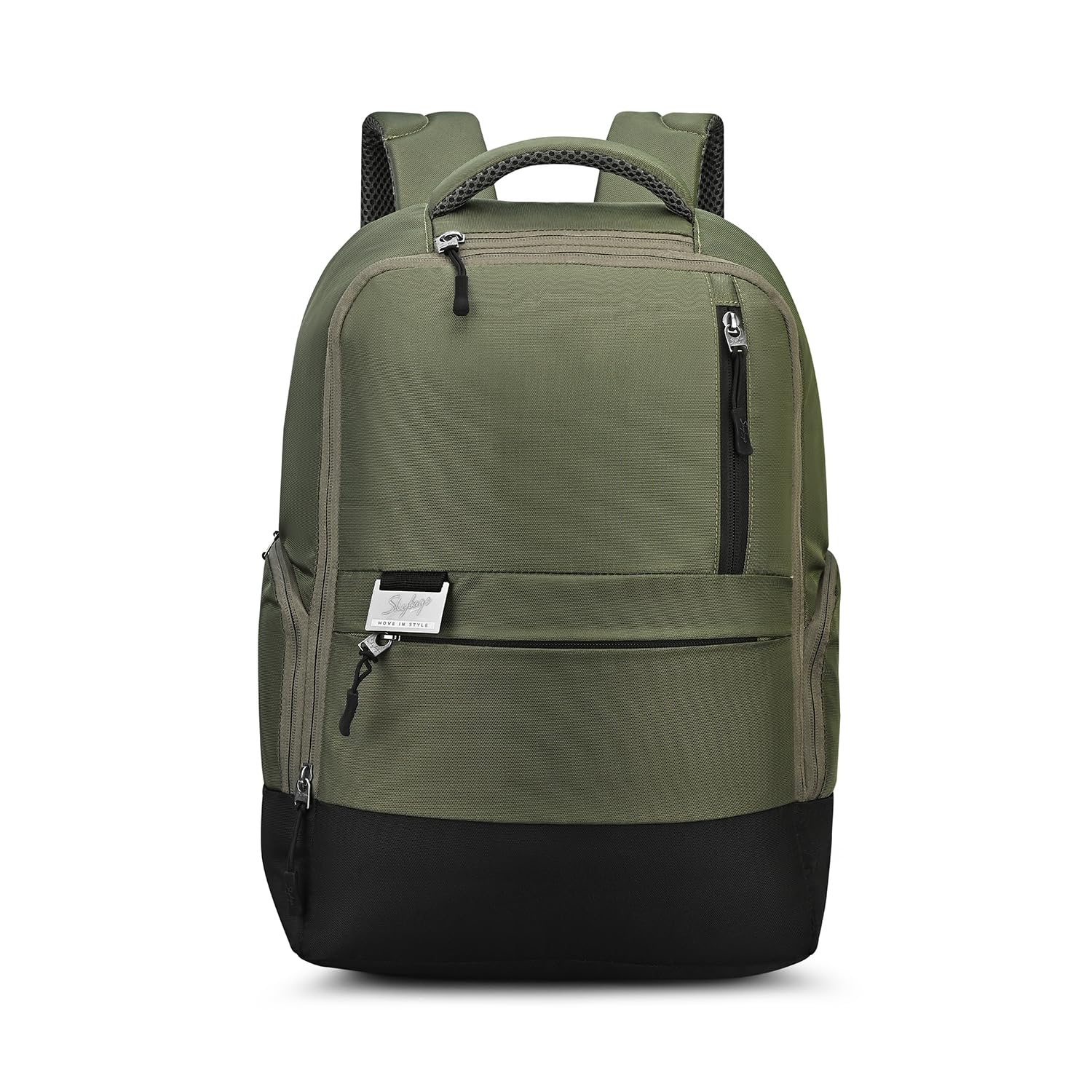 Nero 20L Laptop Backpack (Upto 15"), 2 Compartments, Green
