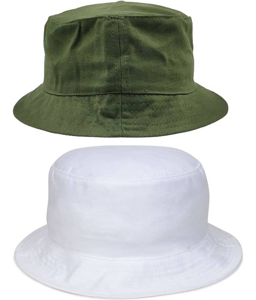 Zacharias - Multi Color Cotton Men's Hat ( Pack of 2 )