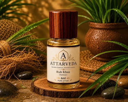 Ruh Khus Vetiver Attar   6 ML