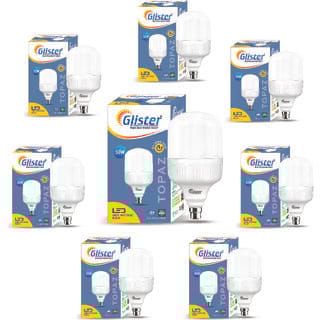 Glister 50W LED Bulb(PACK OF 8)