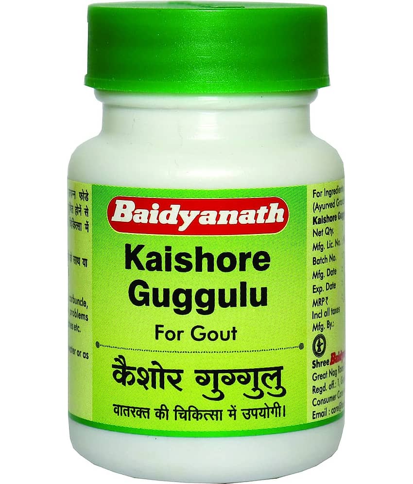 Baidyanath Kaishore Guggulu For Gout Tablet 80 No.S Pack of 2
