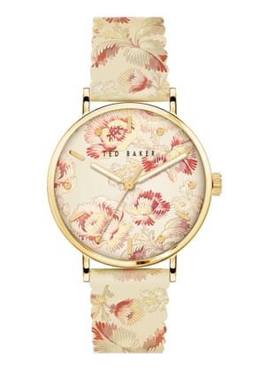 Ted Baker Cream Dial Women Watch - BKPPHF203-Beige