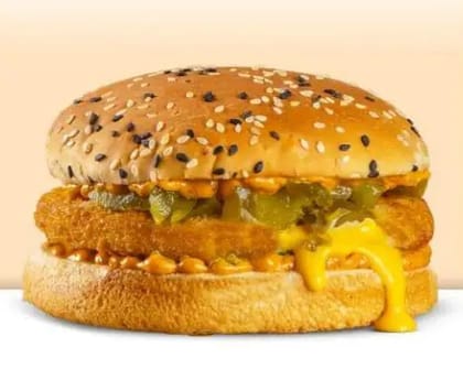 Tandoori Volcano Cheese Burger