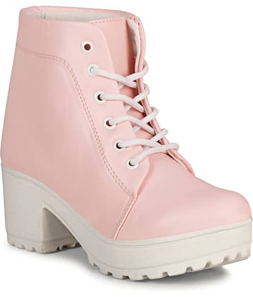 Saheb - White Women's Ankle Length Boots