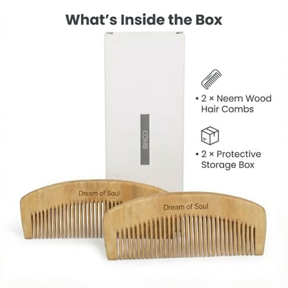 Neem Comb (Pack of 2)