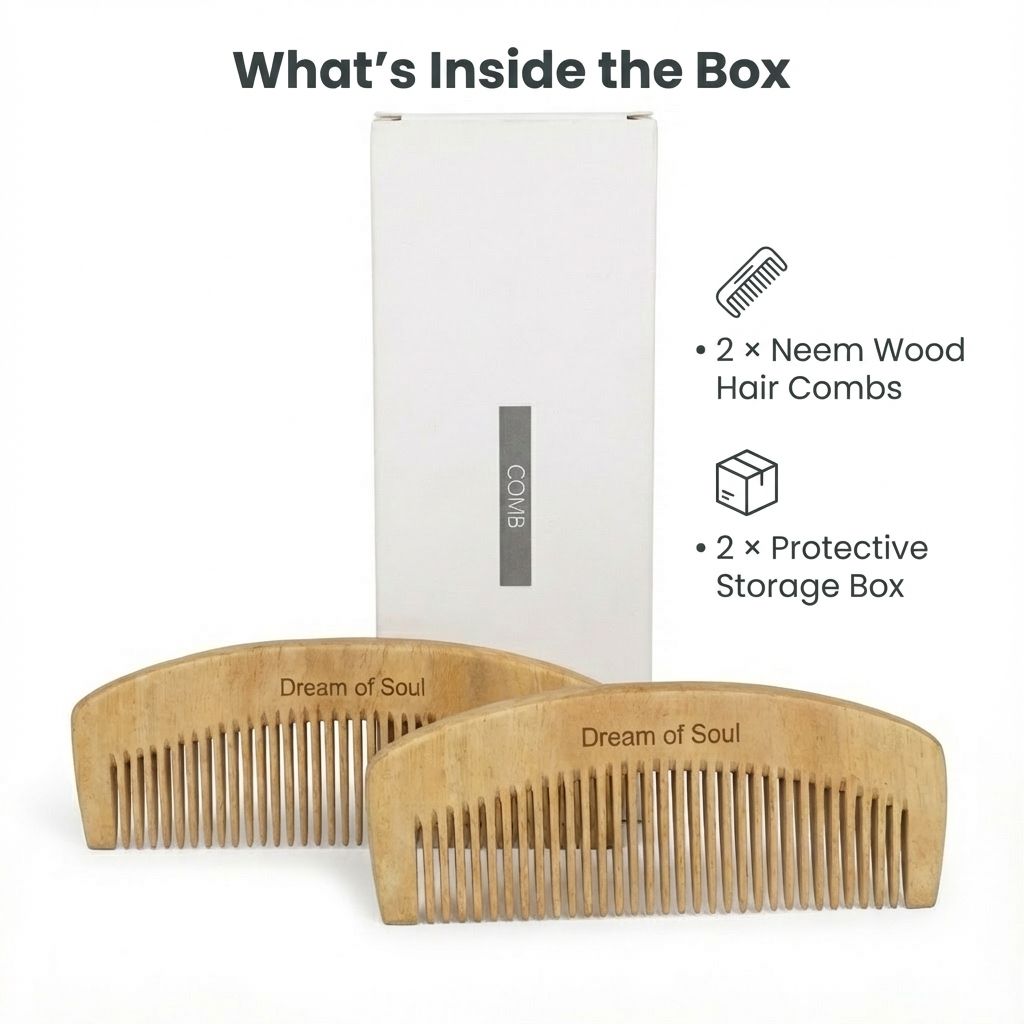 Neem Comb (Pack of 2)