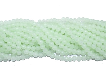 HoneyDew Round Painted Glass Beads For Jewelry Making , 10 MM , (BWGB-273) Sold By Per String of Approx 80 Pcs-Per String of Approx 80 PCS (120 Gram) / Honey / 10 MM