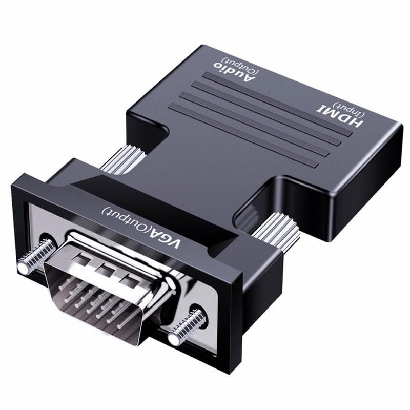 HDMI to VGA Adapter Converter with 3.5mm Stereo Audio