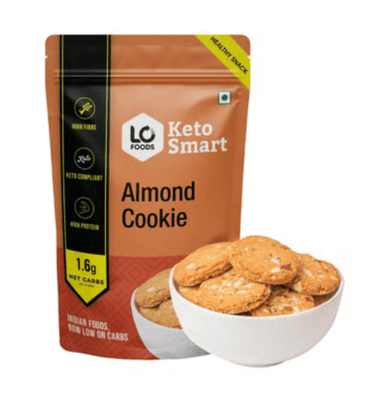 Keto Almond Cookies (Low Carb, Sugar Free Biscuit)