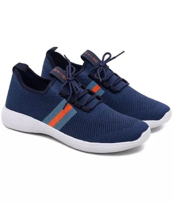 ASIAN - CENTURY-04 Navy Mens Sports Running Shoes - None