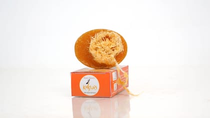 Orange Peel Loofah Soap