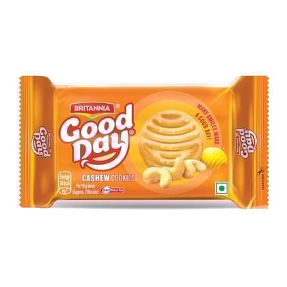 Britannia Good Day Cashew Cookies Pouch, 60gm