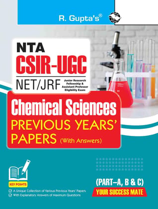 Joint CSIR-UGC NET/JRF: Chemical Sciences � Previous Years' Papers (With Answers) [Paperback] [Jan 16, 2026] RPH Editorial Board