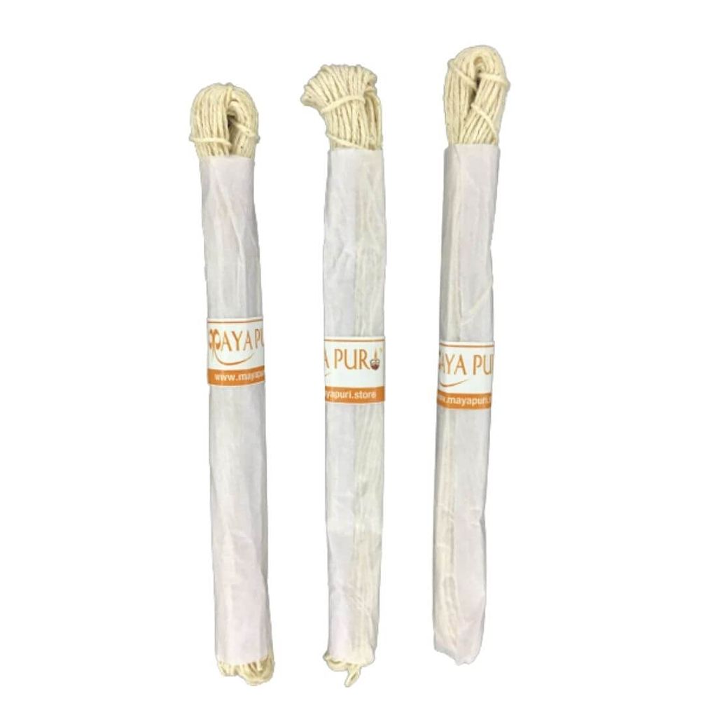 MAYAPURI Poita/Poite, Janeu, Yonya, (White) Brahmin Thread for Puja Wear (Pack of 3) - Pooja Needs | Buy online on ZillyBuy