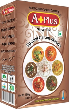 Aplus Special Garam Masala 100gm box