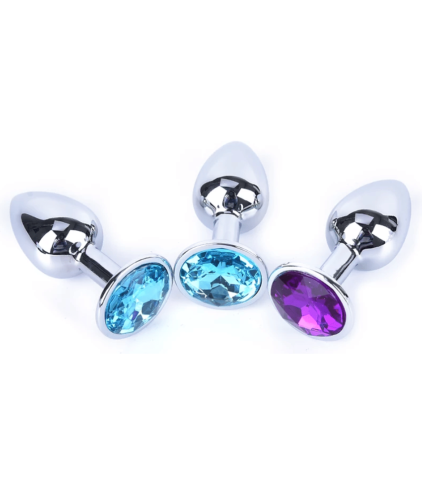 Stainless Steel Diamond Silver Jewelry Plug