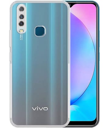 Case Vault Covers - Transparent Silicon Silicon Soft cases Compatible For Vivo Y19 ( Pack of 1 )